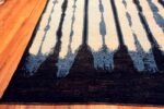 Corner Of Large Abstract Design Vibrant Bold Contemporary Area Rug 11842 by Nazmiyal Antique Rugs