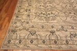 Corner Of Large Chic Modern Contemporary Decorative Area Rug 11807 by Nazmiyal Antique Rugs