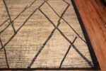 Corner Of Large Trendy Tribal Design Modern Decorative Area Rug 11809 by Nazmiyal Antique Rugs