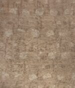 Handmade Modern Neutral Brown Pomegranate Design Wool Area Rug 11730 by Nazmiyal Antique Rugs