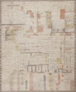 Modern Abstract Contemporary Minimalist Geometric Design Area Rug 11471 by Nazmiyal Antique Rugs