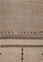 Modern Earthy Brown Chevron Moroccan Berber Beni Ourain Design Rug Modern Earthy Brown Chevron Moroccan Berber Beni Ourain Design Rug 11290 by Nazmiyal Antique Rugs