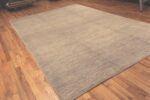 Side Of Gentle Tone Minimalist Modern Trendy Rug 11599 by Nazmiyal Antique Rugs
