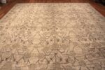 Top Of Large Chic Modern Contemporary Decorative Area Rug 11807 by Nazmiyal Antique Rugs