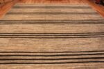 Top Of Large Earthy Tones Luxurious Decorative Modern Rug 11808 by Nazmiyal Antique Rugs