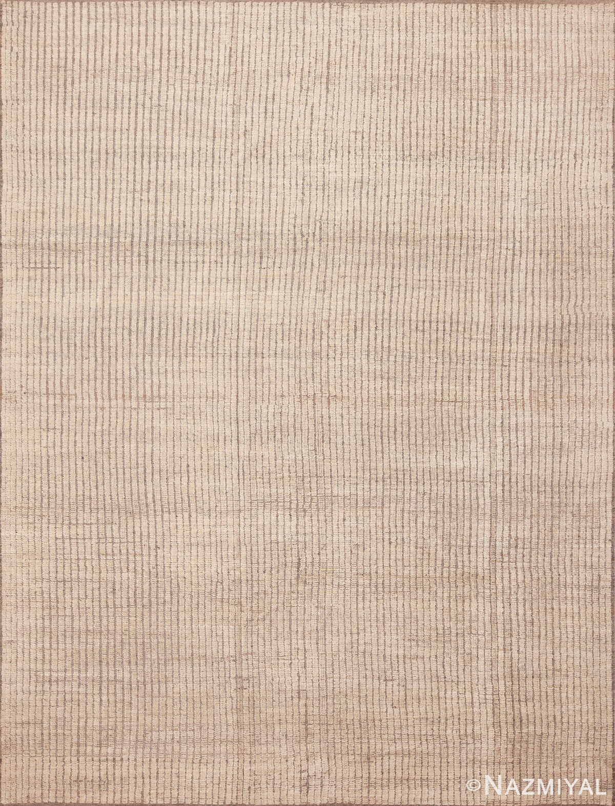 Abstract Neutral Minimalist Contemporary Modern Area Rug 11324 by Nazmiyal Antique Rugs