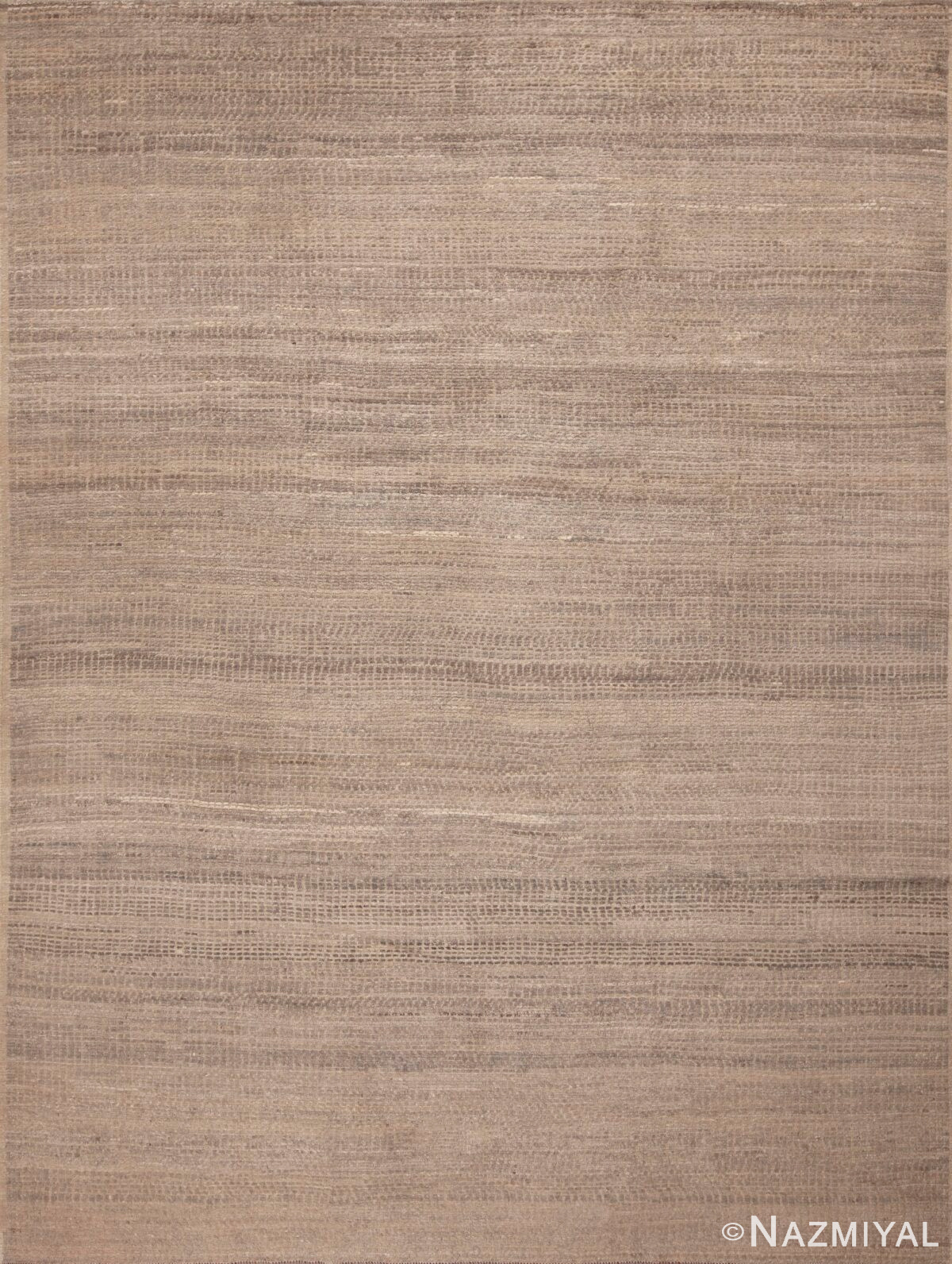 Modern Neutral Grey Abstract Contemporary Handmade Wool Area Rug 11551 by Nazmiyal Antique Rugs