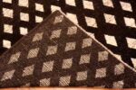 Weave Of Large Black and White Tribal Diamond Design Modern Medallion Area Rug 11751 by Nazmiyal Antique Rugs