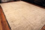 Whole View Of Large Calming Tones Ivory Cream Modern Chic Decorative Area Rug 11837 by Nazmiyal Antique Rugs