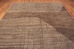 Whole View Of Modern Trending Primitive Design Earthy Tones Area Rug 11620 by Nazmiyal Antique Rugs