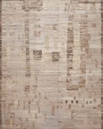 Abstract Tribal Geometric Design Modern Earthy Neutral Color Area Rug 11674 by Nazmiyal Antique Rugs
