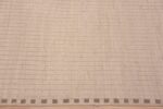 Border Of Aesthetic Decorative Cream Contemporary Area Rug 11650 by Nazmiyal Antique Rugs