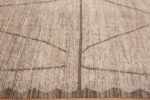 Border Of Neutral Cream Brown Color Tribal Design Modern Area Rug 11622 by Nazmiyal Antique Rugs