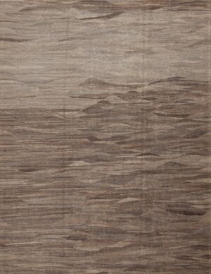 Brown Abstract Tribal Design Modern Flatweave Kilim Area Rug 11437 by Nazmiyal Antique Rugs