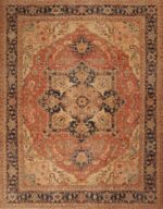 Beautifully Classic Persian Heriz Medallion Design Modern Room Size Area Rug 11525 by Nazmiyal Antique Rugs