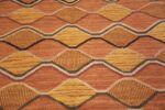 Close Up Of Contemporary Scandinavian Mid-Century Modern Swedish Design Flatweave Kilim Rug 72542 by Nazmiyal Antique Rugs