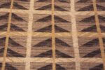 Close Up Of Geometric Modern Swedish Style Kilim Rug 72504 by Nazmiyal Antique Rugs