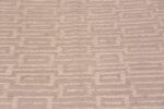 Close Up Of Modern Geometric High Low Wool Pile Contemporary Handmade Area Rug 11272 by Nazmiyal Antique Rugs