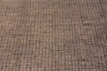 Close Up Of Wool Pile Handmade Square Size Neutral Color Modern Contemporary Area Rug 11876 by Nazmiyal Antique Rugs