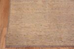 Corner Of Abstract Tribal Design Modern Long And Narrow Hallway Runner Rug 11021 by Nazmiyal Antique Rugs