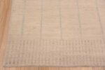 Corner Of Long And Narrow Modern Tribal Geometric Design Runner Rug 11018 by Nazmiyal Antique Rugs
