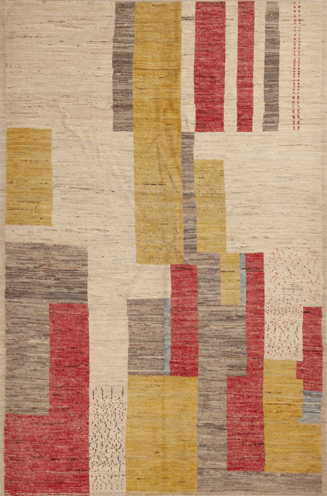 Art Deco Color Block Design Modern Rug 11258 Nazmiyal Rugs