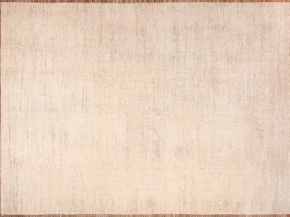 Cream Modern Decorative Area Rug Cream Modern Decorative Area Rug #11837 by Nazmiyal Antique Rugs