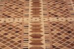 Details Of Flatwoven Geometric Scandinavian Mid-Century Modern Swedish Design Kilim Rug 72540 by Nazmiyal Antique Rugs