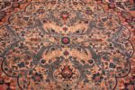 Details Of Medallion Of Fine Floral Animal Design Antique Oversized Persian Tabriz Rug 72518 by Nazmiyal Antique Rugs