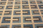 Details Of Mid-Century Modern Geometric Scandinavian Swedish Design Flatweave Kilim Contemporary Area Rug 72541 by Nazmiyal Antique Rugs