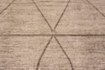 Details Of Neutral Cream Brown Color Tribal Design Modern Area Rug 11622 by Nazmiyal Antique Rugs