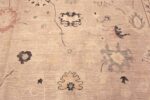 Details Of Neutral Light Color Contemporary Modern Turkish Oushak Area Rug 11381 by Nazmiyal Antique Rugs