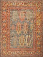 Happy Jewel Tone Color Tribal Geometric Animal Caucasian Design Modern Area Rug 11529 by Nazmiyal Antique Rugs