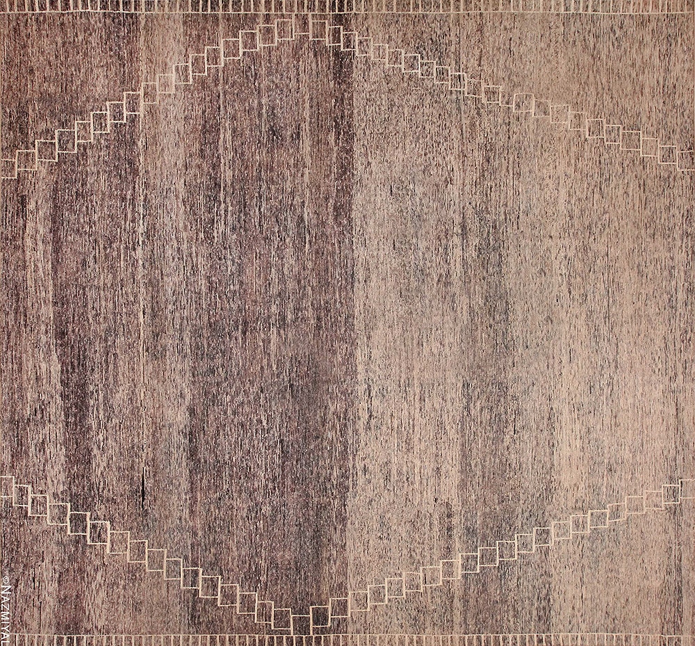 Large Earthy Brown Modern Area Rug Large Earthy Brown Modern Area Rug #11789 by Nazmiyal Antique Rugs