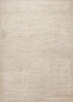 Light Color Geometric Berber Moroccan Beni Ourain Design Modern Area Rug 11584 by Nazmiyal Antique Rugs