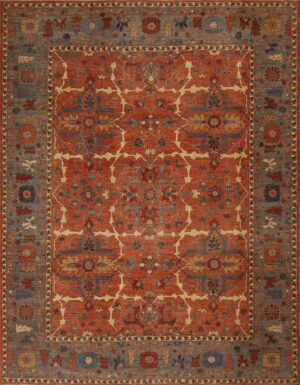 Beautiful Modern Allover Tribal Design Rustic Persian Design Room Size Area Rug 11440 by Nazmiyal Antique Rugs