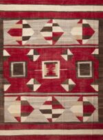 Beautifully Casual Modern Tribal Geometric Southwestern Design Flatweave Kilim Rug 11430 by Nazmiyal Antique Rugs