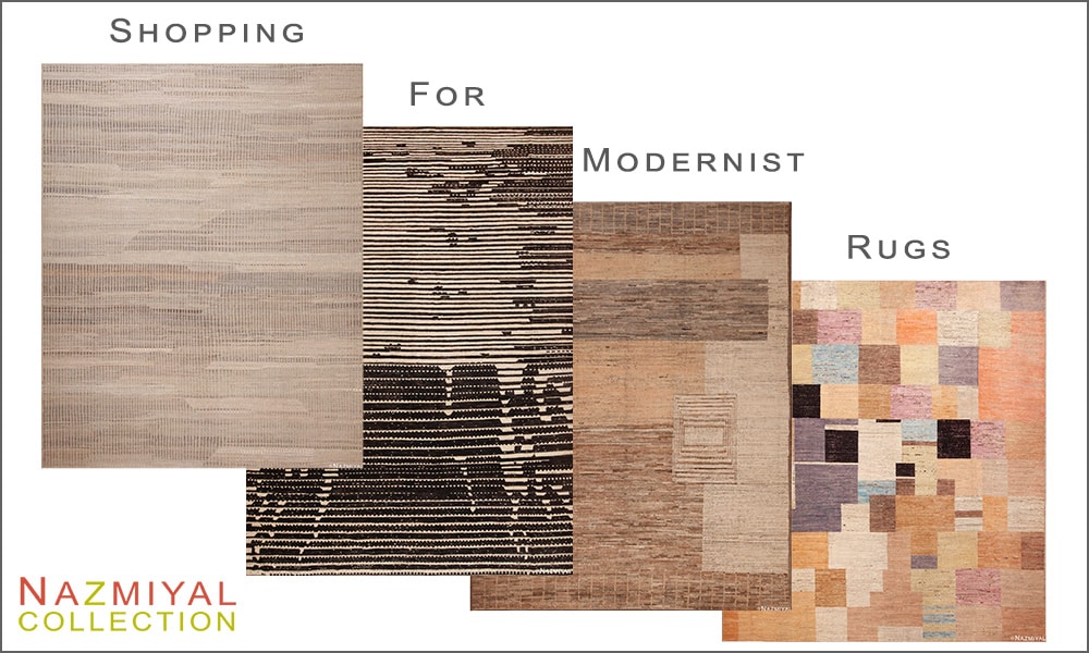 Shopping For Modernist Area Rugs at Nazmiyal Antique Rugs