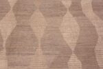Texture Of Chic and Stylish Modern Brown Tones Area Rug 11645 by Nazmiyal Antique Rugs