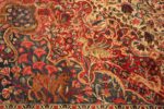 Tiger Of Fine Floral Animal Design Antique Oversized Persian Tabriz Rug 72518 by Nazmiyal Antique Rugs