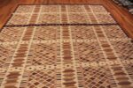 Top Of Flatwoven Geometric Scandinavian Mid-Century Modern Swedish Design Kilim Rug 72540 by Nazmiyal Antique Rugs
