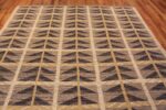 Top Of Geometric Modern Swedish Style Kilim Rug 72504 by Nazmiyal Antique Rugs