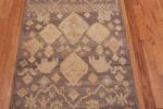 Top Of Primitive Tribal Geometric Design Earthy Modern Hallway Runner Rug 11023 by Nazmiyal Antique Rugs