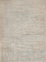 Tribal Light Blue Moroccan Berber Beni Ourain Pattern Modern Area Rug 11639 by Nazmiyal Antique Rugs