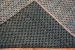 Weave Of Blue Grey Allover Brown Checkerboard Design Modern Handmade Wool Pile Area Rug 11481 by Nazmiyal Antique Rugs