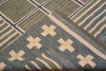 Weave Of Mid-Century Modern Geometric Swedish Scandinavian Design Contemporary Flatweave Kilim Rug 72544 by Nazmiyal Antique Rugs
