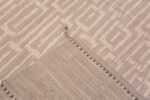 Weave Of Modern Geometric High Low Wool Pile Contemporary Handmade Area Rug 11272 by Nazmiyal Antique Rugs