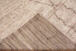 Weave Of Neutral Cream Brown Color Tribal Design Modern Area Rug 11622 by Nazmiyal Antique Rugs