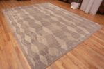 Whole View Of Chic and Stylish Modern Brown Tones Area Rug 11645 by Nazmiyal Antique Rugs