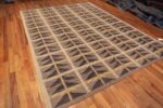 Whole View Of Geometric Modern Swedish Style Kilim Rug 72504 by Nazmiyal Antique Rugs